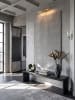 KADIMA DESIGN BORMIDA Hochflorteppich Silber 80x150 Uni Polypropylen Wohnzimmer in Silber