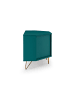 SalesFever TV-Board mit Stauraum - Push-to-Open - Metallbeine und MDF matt lackiert in Blau