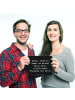 Mr. & Mrs. Panda Ostergeschenk Spruch Beste Freundin mit Spruch in Schwarz