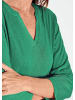 GOLDNER Modisches 3/4-Arm-Oberteil in grün