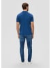 s.Oliver Polo-Shirt kurzarm in Blau