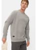 Camel Active Frottee Sweatshirt mit weichem Innenmaterial in Grau