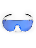 YEAZ SUNGLOW sport-sonnenbrille weiß/blau in weiß / blau