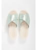 VITAFORM Samtziegenleder Pantoletten in mint