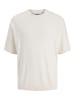 Jack & Jones Gestricktes T-Shirt in Cloud Dancer