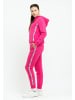 Tom Barron Freizeitanzug Tom Barron Line Pattern Sweatshirt Hoddie And Pant Set in FUCHSIA