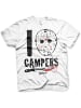 Friday The 13th T-Shirt "I Jason Campers Big Tall T-Shirt" in Weiß