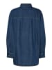 Pieces Jeanshemd in Dark Blue Denim