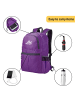 Intirilife Faltbarer Rucksack - 36L in Violett