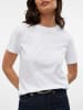 Vero Moda 2er-SET Kurzarm-T-Shirt mit Rundhalsausschnitt in Weiß-2