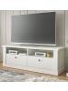 Furn.Design TV-Lowboard weiß Pinie Landhaus, TV Unterteil 132 cm, Soft-Close-Funktion