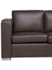 Beliani 2-Sitzer Sofa HELSINKI in Braun - (W) 152 x (H) 72 x (L) 76 cm