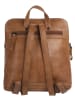 Sansibar Rucksack echt Leder in cognac