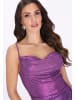 faina Women Top in violet metallic
