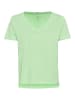 Camel Active V-Neck T-Shirt aus Organic Cotton in Pistazie