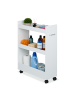 relaxdays Nischenwagen in Weiß - (B)21,5 x (H)78 x (T)63 cm