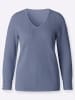 WITT WEIDEN V-Ausschnitt-Pullover in taubenblau