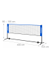 relaxdays Badmintonnetz in Blau/ Schwarz - 4 Meter