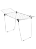 SONGMICS Wäscheständer Bunji in Weiß - (B)53 x (H)93 x (T)158 cm