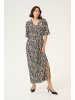 Kaffe Jerseykleid KAivanna Loose fit in Moonstruck/Black Graphic