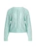 myMo Damen Strickpullover in Aqua