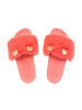 Flip Flop Hausschuh "pool fur*mouse metallic" in coral