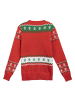 Disney Mickey Mouse Disney Mickey Weihnachtspullover – Bequemer Strickpulli in Rot