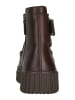 Clarks Ankle Boots Torhill Buckle in 5228 Dark Brown Lea