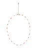 grassland Women Chain Necklace in Gold Multicolor