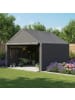 ABRIHOME Gerätehaus in Dunkelgrau 305x296x233 cm für Fahrrad Werkzeug Garten
