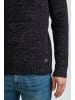 11 Project Strickpullover PRAlbanus 20714030 ME Strickpulli mit hochabschließendem Kragen in Schwarz