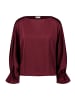 Vera Mont Satin-Bluse mit Fledermausärmeln in Deep Dahlia