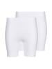 Skiny 2er Pack lange Unterhose in white