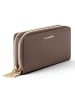 Lazarotti Bologna Leather Geldbörse RFID Schutz Leder 20 cm in taupe