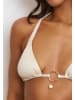 Moda Minx Bikini Top Mykonos Pendant Hoop Triangle in Beige