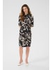 Kaffe Kleid KAmartha Loose fit in Black/Nature Organic Lines