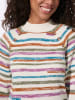 WITT WEIDEN Langarm-Pullover in topas-cognac-gemustert