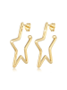 Elli Ohrringe 925 Sterling Silber Sterne, Astro, Stern in Gold