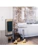 relaxdays Handtuchständer in Bronze/Schwarz - (B)45 x (H)80 x (T)20 cm