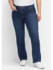 sheego Bootcut-Jeans in dark blue Denim