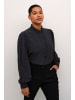KAFFE curve Langarm-Bluse KCdorina Regular fit in Black Oyster