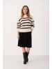 PART TWO Strickpullover RetaPW Relaxed fit in Black Stripe
