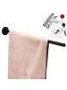 bremermann Teleskop-Handtuchstange PIAZZA BLACK 30 bis 50 cm