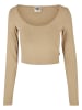 Urban Classics Long Sleef in unionbeige