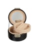 Windrose Merino Schmuckkasten 12 cm schwarz