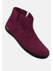 glerups Boots Kautschuksohle Schwarz in Cranberry