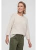 Olsen Strickpullover in Almond Beige Melange