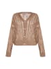 Usha Damen Cardigan in Taupe