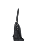 Plevier Structure Millau Schultertasche Leder 43 cm Laptopfach schwarz