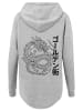 F4NT4STIC Oversized Hoodie Drache Golden Gai in grau